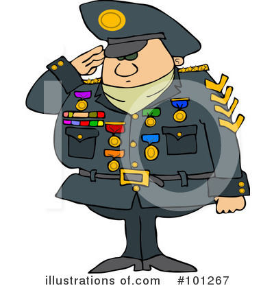 Royalty-Free (RF) Military Clipart Illustration by djart - Stock Sample #101267
