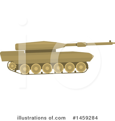 Military Tank Clipart #1459284 by Vector Tradition SM