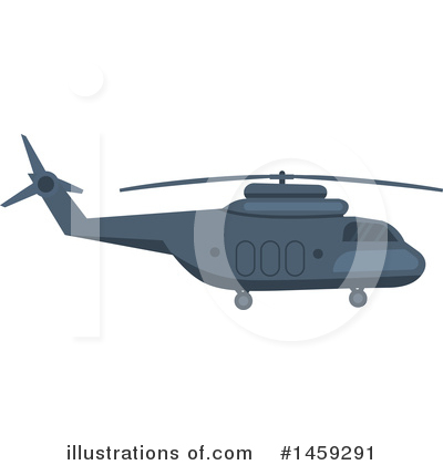 Helicopter Clipart #1459291 by Vector Tradition SM