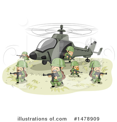 Royalty-Free (RF) Military Clipart Illustration by BNP Design Studio - Stock Sample #1478909