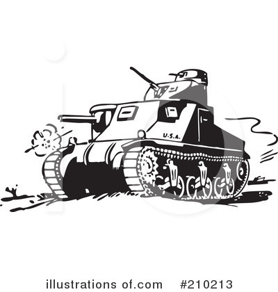 Military Tank Clipart #210213 by BestVector