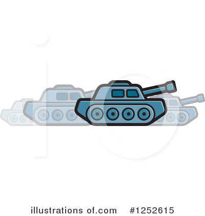Royalty-Free (RF) Military Tank Clipart Illustration by Lal Perera - Stock Sample #1252615