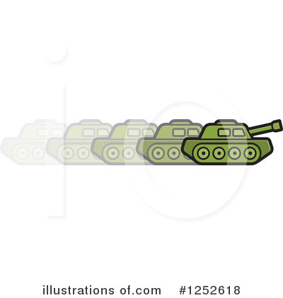 Royalty-Free (RF) Military Tank Clipart Illustration by Lal Perera - Stock Sample #1252618