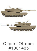 Military Tank Clipart #1301435 by vectorace
