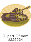 Military Tank Clipart #225034 by patrimonio