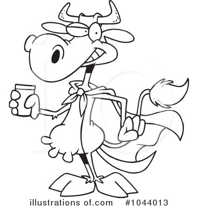 Royalty-Free (RF) Milk Clipart Illustration by toonaday - Stock Sample #1044013