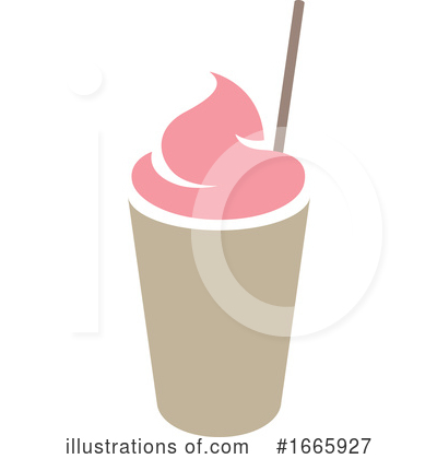 Royalty-Free (RF) Milkshake Clipart Illustration by cidepix - Stock Sample #1665927