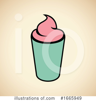 Royalty-Free (RF) Milkshake Clipart Illustration by cidepix - Stock Sample #1665949