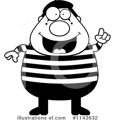 Royalty-Free (RF) Mime Clipart Illustration by Cory Thoman - Stock Sample #1143632