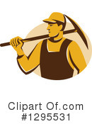 Miner Clipart #1295531 by patrimonio