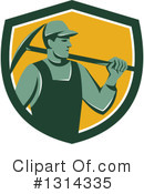 Miner Clipart #1314335 by patrimonio