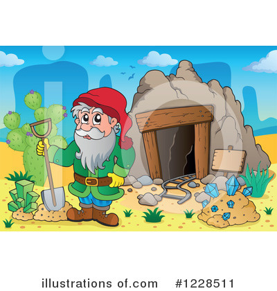 Royalty-Free (RF) Mining Clipart Illustration by visekart - Stock Sample #1228511