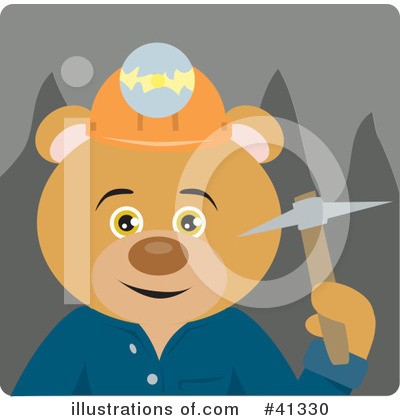 Bear Clipart #41330 by Dennis Holmes Designs