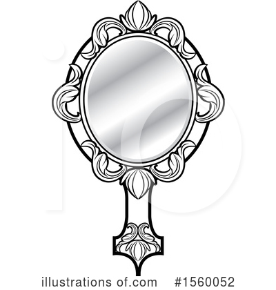 Mirror Clipart #1560052 by Lal Perera