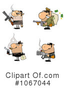 Mobster Clipart #1067044 by Hit Toon