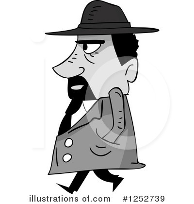 Royalty-Free (RF) Mobster Clipart Illustration by BNP Design Studio - Stock Sample #1252739