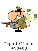 Mobster Clipart #90408 by Hit Toon