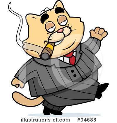 Royalty-Free (RF) Mobster Clipart Illustration by Cory Thoman - Stock Sample #94688