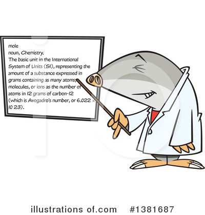 Mole Clipart #1381687 by toonaday