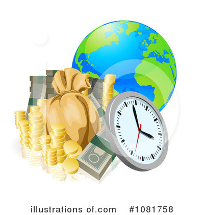 Royalty-Free (RF) Money Clipart Illustration by AtStockIllustration - Stock Sample #1081758