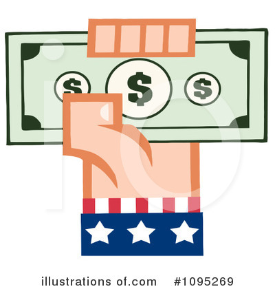 Royalty-Free (RF) Money Clipart Illustration by Hit Toon - Stock Sample #1095269