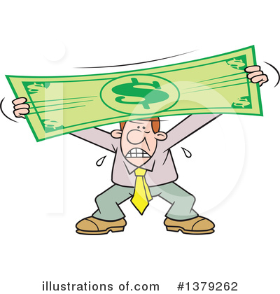 Royalty-Free (RF) Money Clipart Illustration by Johnny Sajem - Stock Sample #1379262