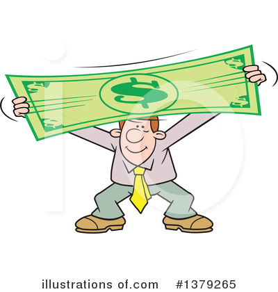 Royalty-Free (RF) Money Clipart Illustration by Johnny Sajem - Stock Sample #1379265