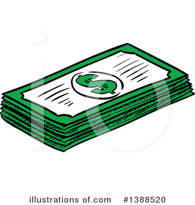 Royalty-Free (RF) Money Clipart Illustration by Vector Tradition SM - Stock Sample #1388520