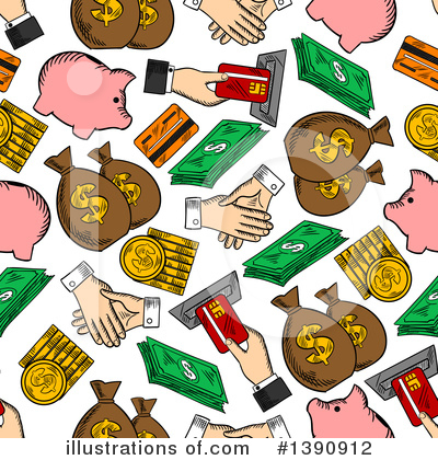 Money Bag Clipart #1390912 by Vector Tradition SM