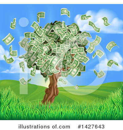 Royalty-Free (RF) Money Clipart Illustration by AtStockIllustration - Stock Sample #1427643