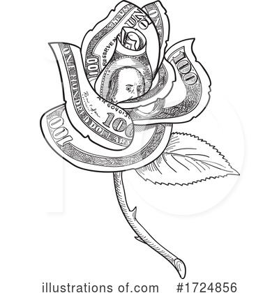 Rose Clipart #1724856 by patrimonio