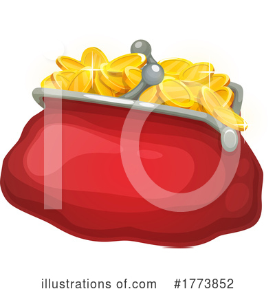 Gold Coins Clipart #1773852 by Vector Tradition SM