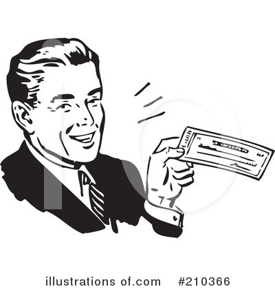 Royalty-Free (RF) Money Clipart Illustration by BestVector - Stock Sample #210366