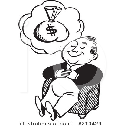 Royalty-Free (RF) Money Clipart Illustration by BestVector - Stock Sample #210429