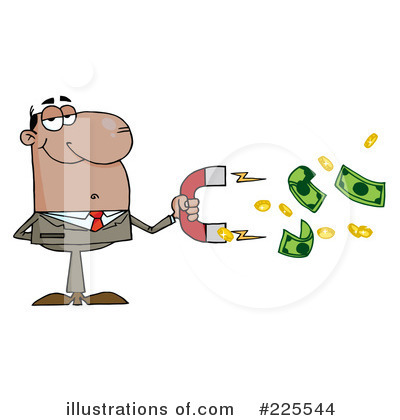 Black Businessman Clipart #225544 by Hit Toon