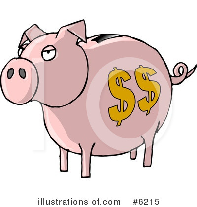 Royalty-Free (RF) Money Clipart Illustration by djart - Stock Sample #6215