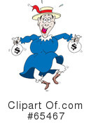 Money Clipart #65467 by Dennis Holmes Designs