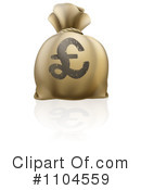 Money Sack Clipart #1104559 by AtStockIllustration