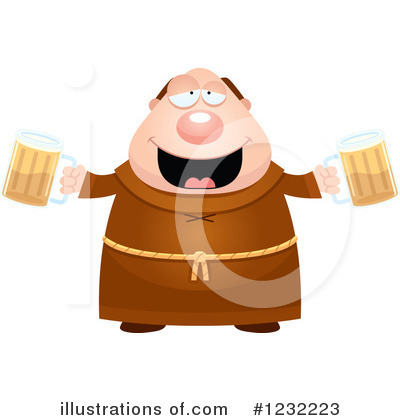 Royalty-Free (RF) Monk Clipart Illustration by Cory Thoman - Stock Sample #1232223