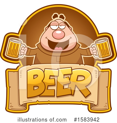 Royalty-Free (RF) Monk Clipart Illustration by Cory Thoman - Stock Sample #1583942