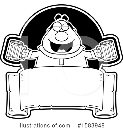 Royalty-Free (RF) Monk Clipart Illustration by Cory Thoman - Stock Sample #1583948
