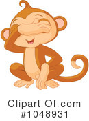 Monkey Clipart #1048931 by Pushkin