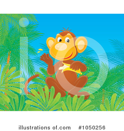 Royalty-Free (RF) Monkey Clipart Illustration by Alex Bannykh - Stock Sample #1050256