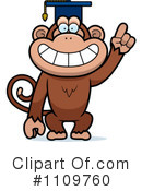 Monkey Clipart #1109760 by Cory Thoman