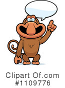 Monkey Clipart #1109776 by Cory Thoman