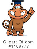 Monkey Clipart #1109777 by Cory Thoman