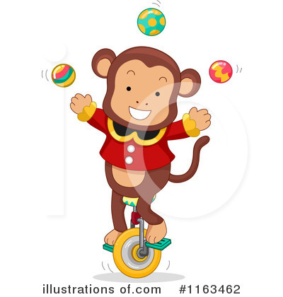 Royalty-Free (RF) Monkey Clipart Illustration by BNP Design Studio - Stock Sample #1163462
