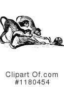 Monkey Clipart #1180454 by Prawny Vintage