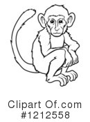 Monkey Clipart #1212558 by AtStockIllustration