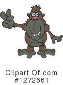 Monkey Clipart #1272661 by Dennis Holmes Designs